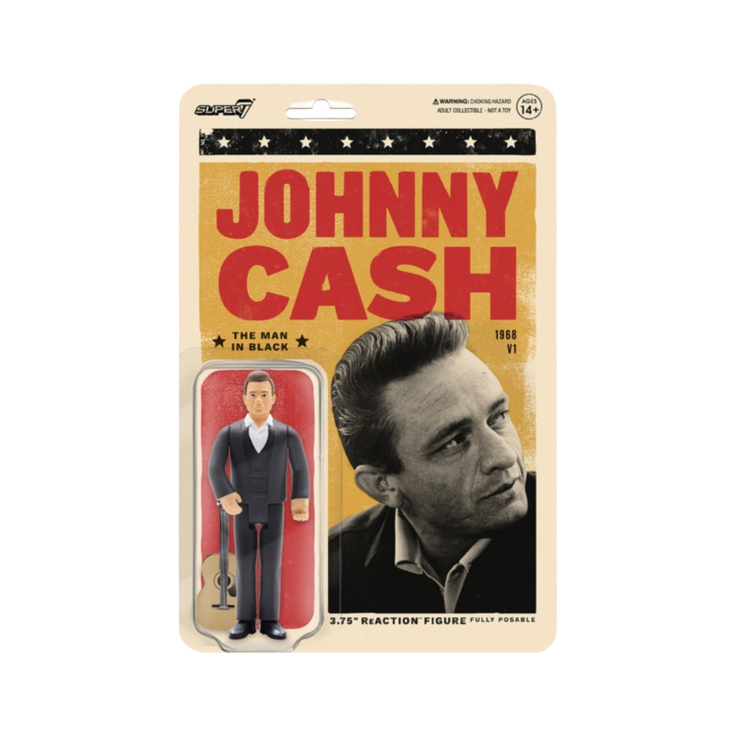 Johnny Cash 3 3/4-Inch ReAction Figure